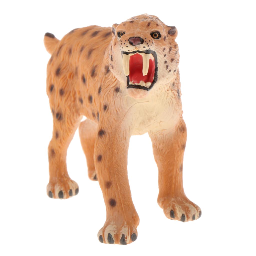 Simulation Animal Model Kids Educational Toys smilodon PL127-1440