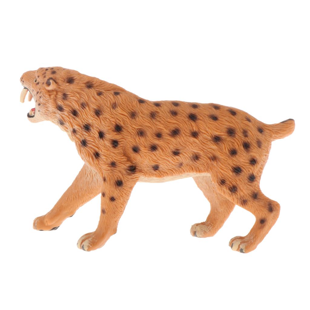 Simulation Animal Model Kids Educational Toys smilodon PL127-1440