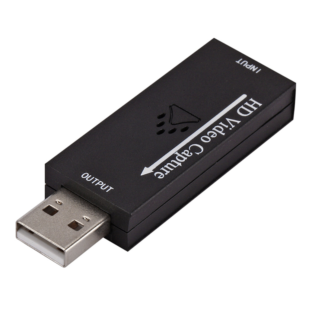 HDMI to USB Video Capture Card 1080P Game/Video Live Streaming Black