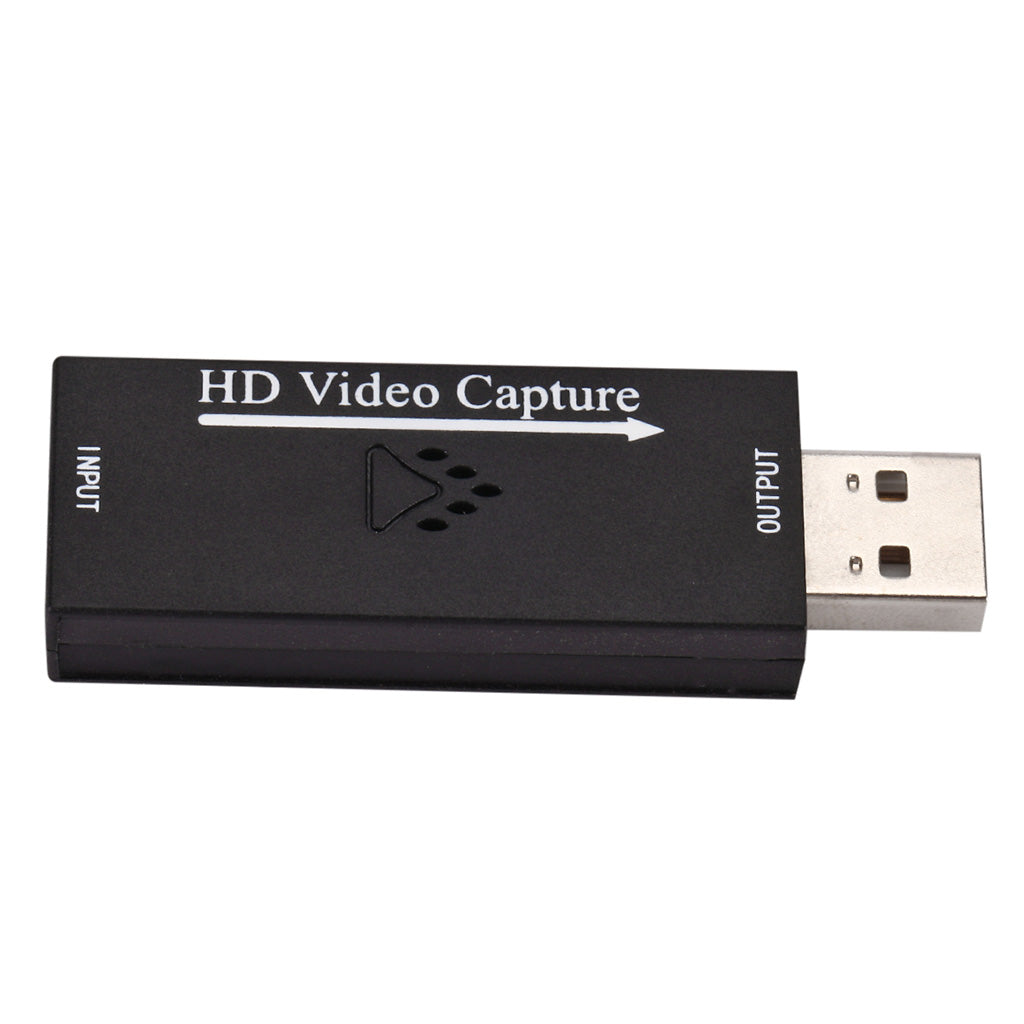 HDMI to USB Video Capture Card 1080P Game/Video Live Streaming Black