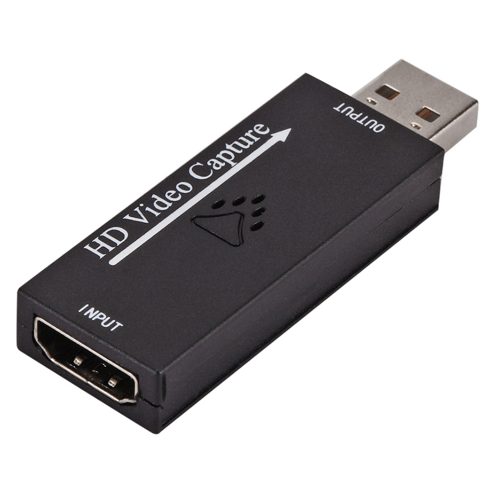 HDMI to USB Video Capture Card 1080P Game/Video Live Streaming Black