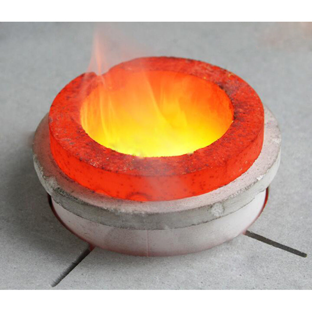 High Purity Graphite Torch Melting Casting Kit for Gold,Silver 1kg White