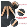 False Nail Art Silicone Practice Training Finger Manicure Display Skin Color