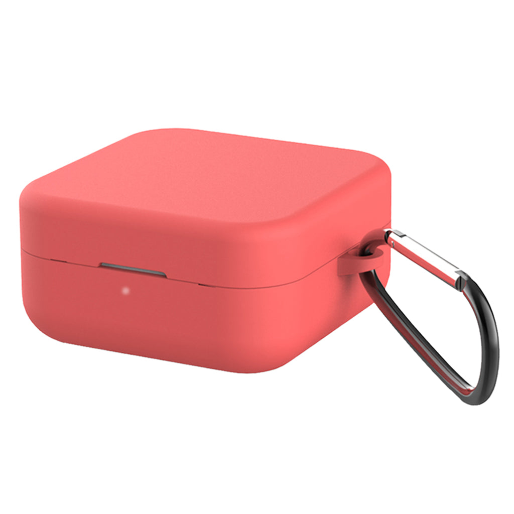 Silicone Case Cover Protective For Xiaomi Air2 SE Earpod Red+Buckle