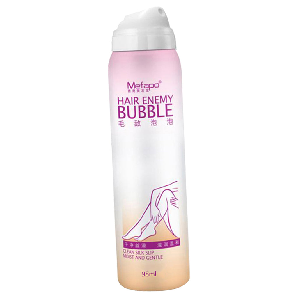 Mefapo Depilatory Bubble Spray Painless Hair Removal Spray Foam for MenWomen