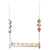 Chicken Ladder Swing Chicken Perch Stand for Chicken Birds Parrots Ladder-B