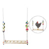 Chicken Ladder Swing Chicken Perch Stand for Chicken Birds Parrots Ladder-B