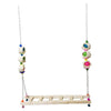 Chicken Ladder Swing Chicken Perch Stand for Chicken Birds Parrots Ladder-B