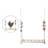 Chicken Ladder Swing Chicken Perch Stand for Chicken Birds Parrots Ladder-B