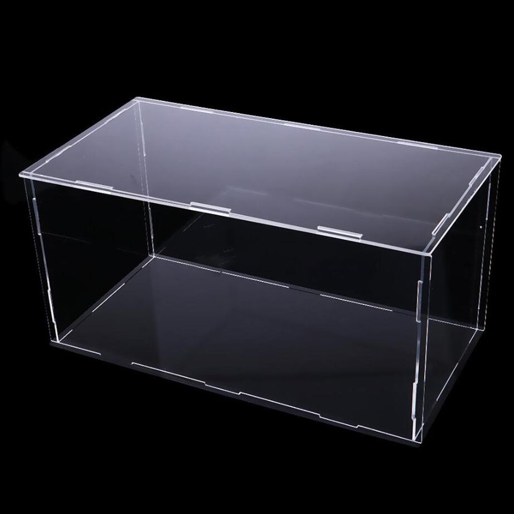 Clear Acrylic Display Case Dustproof Protection Boxes Container  27x15x12cm 1:35