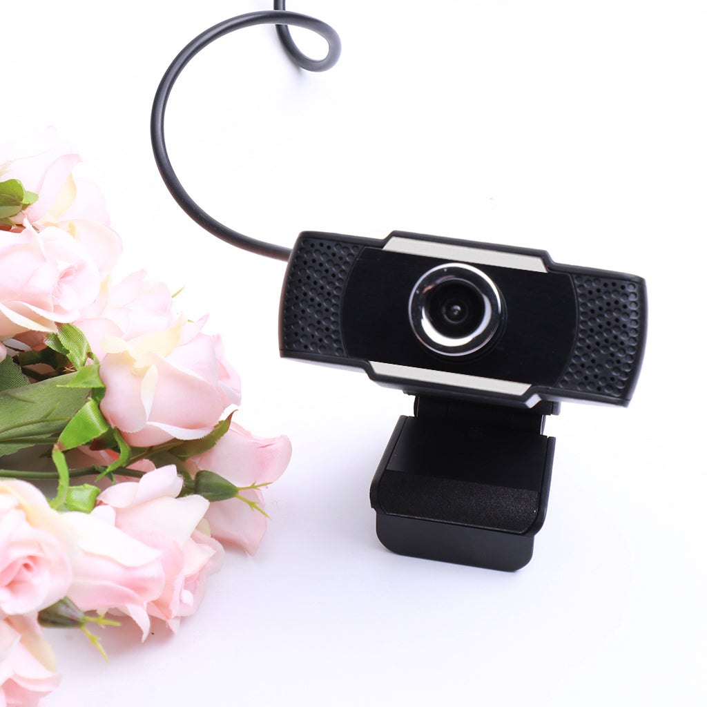 USB Computer Webcam Camera with Mic for Desktops Conferencing 480P