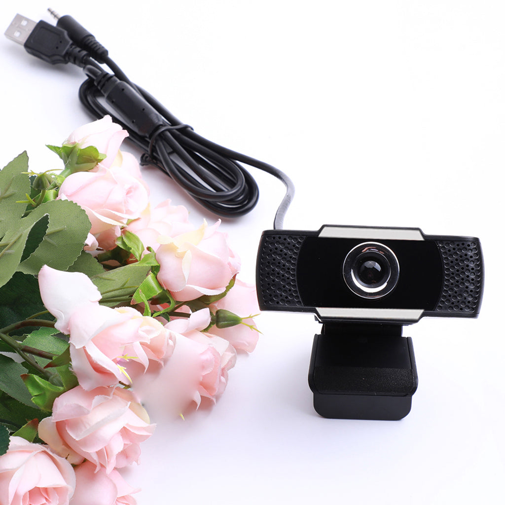 USB Computer Webcam Camera with Mic for Desktops Conferencing 480P