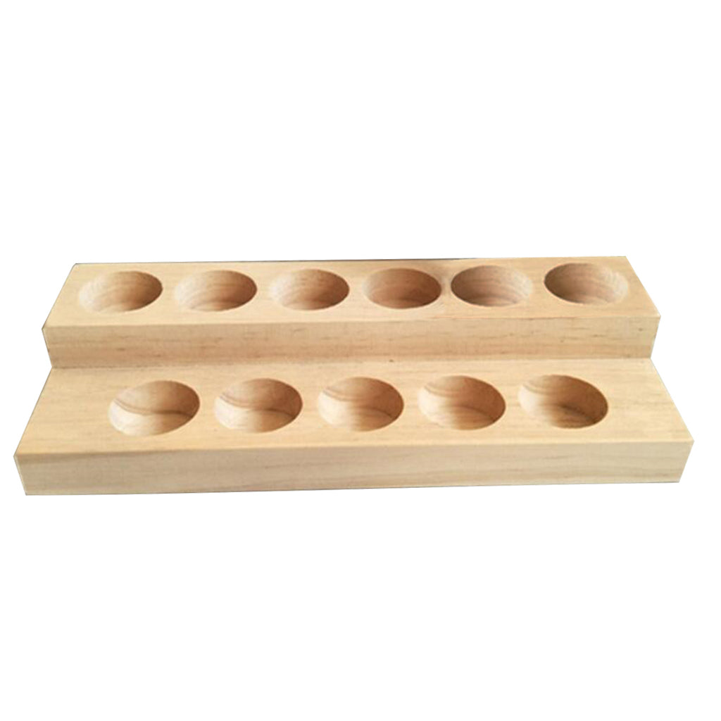 Essential Oil Storage Rack Display Stand Aromatherapy Wood Rack Holder 01