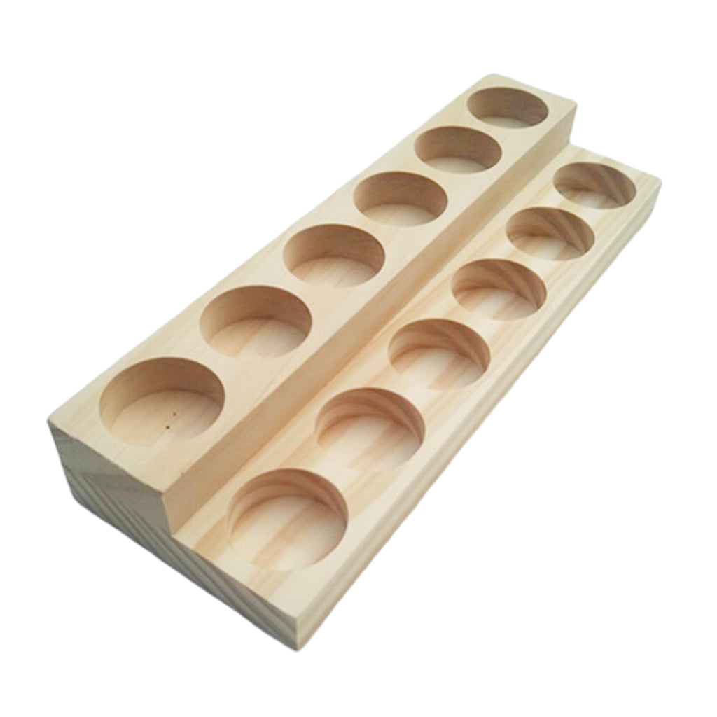 Essential Oil Storage Rack Display Stand Aromatherapy Wood Rack Holder 02