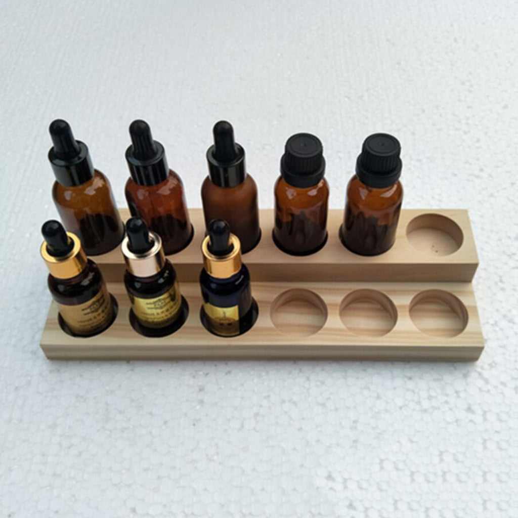 Essential Oil Storage Rack Display Stand Aromatherapy Wood Rack Holder 02