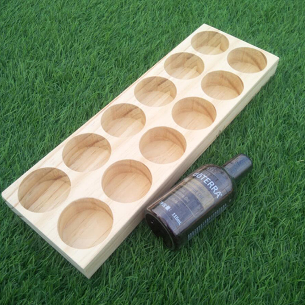 Essential Oil Storage Rack Display Stand Aromatherapy Wood Rack Holder 03