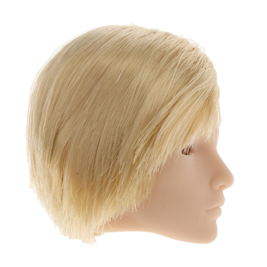 1/6 Female Head Sculpt Short Hair for 12'' Figure HOT TOYS Golden