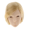 1/6 Female Head Sculpt Short Hair for 12'' Figure HOT TOYS Golden