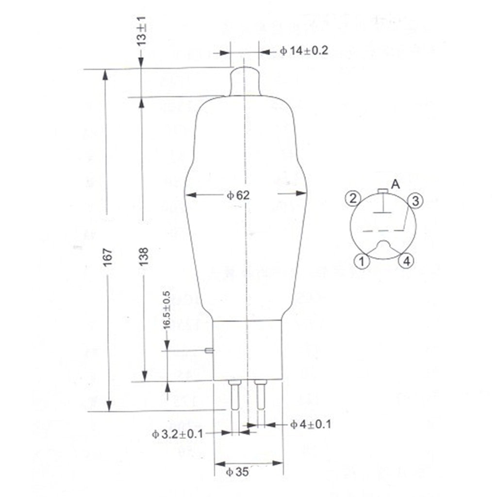 811A Vacuum Tube Electron Tube Amplifier Tube Hifi Textile machine Accs