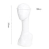 Female Abstract Manikin Mannequin Head For Merchandise Earrings Scarfs White