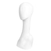 Female Abstract Manikin Mannequin Head For Merchandise Earrings Scarfs White