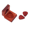 Rosewood Guitar Pick Box Plectrum Holder Case for Guitar Lover Gift Wood