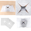 Disposable Non-woven Cloth Face Hole Table Cover Headrest Beauty Salon Accs White D