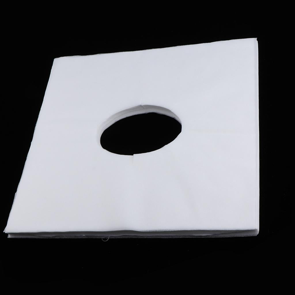 Disposable Non-woven Cloth Face Hole Table Cover Headrest Beauty Salon Accs White C