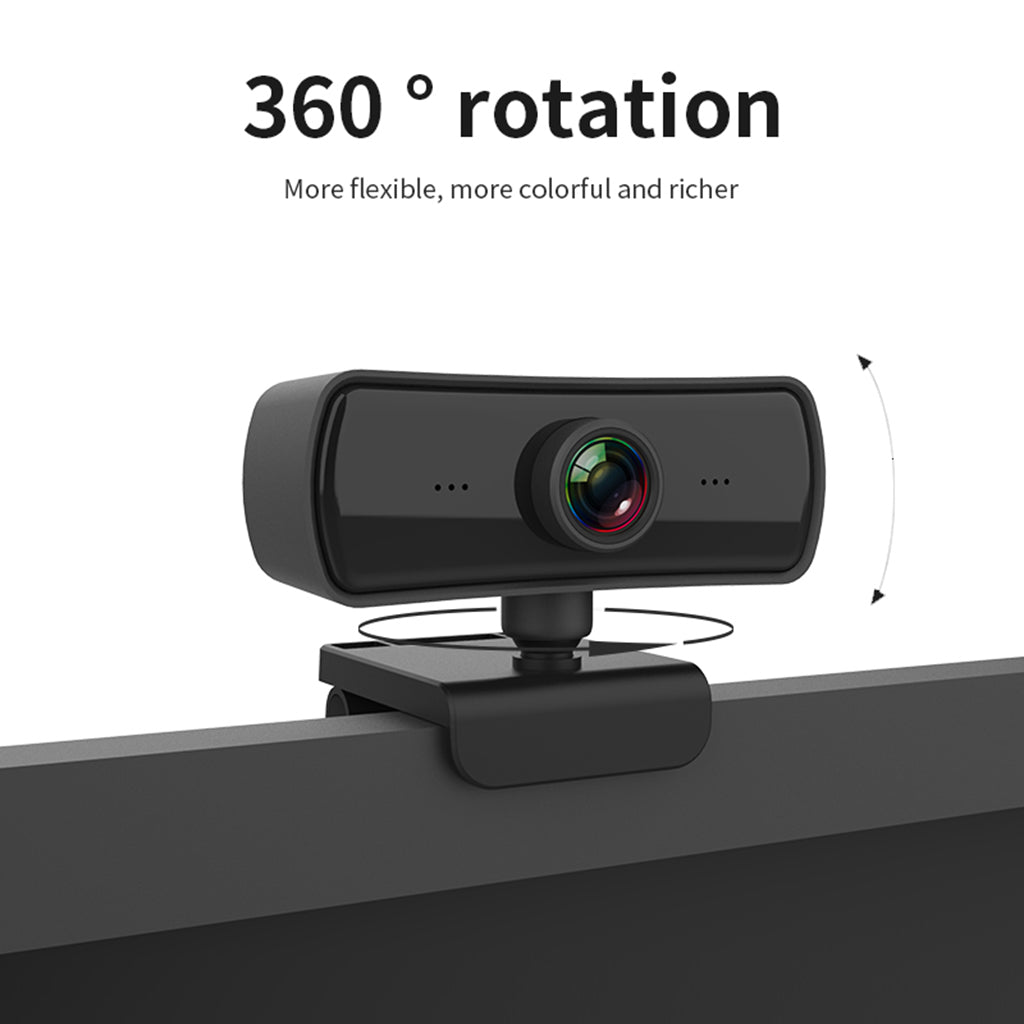 Digital 1440P HD Webcam USB Web Camera Video Recording Built-in Microphone