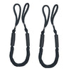 2pcs Marine Boat Bungee Dock Line Anchor / Mooring Rope 4ft Black