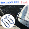 2pcs Marine Boat Bungee Dock Line Anchor / Mooring Rope 4ft Blue 2