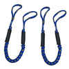 2pcs Marine Boat Bungee Dock Line Anchor / Mooring Rope 4ft Blue 2