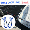 2pcs Marine Boat Bungee Dock Line Anchor / Mooring Rope 4ft Blue