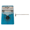 17 Key Kalimba Thumb Piano Finger Mbira Solid Musical Instrument Blue