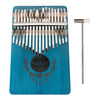 17 Key Kalimba Thumb Piano Finger Mbira Solid Musical Instrument Blue