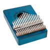 17 Key Kalimba Thumb Piano Finger Mbira Solid Musical Instrument Blue