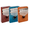 17 Key Kalimba Thumb Piano Finger Mbira Solid Musical Instrument Blue