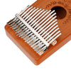 17 Key Kalimba Thumb Piano Finger Mbira Solid Musical Instrument Wood