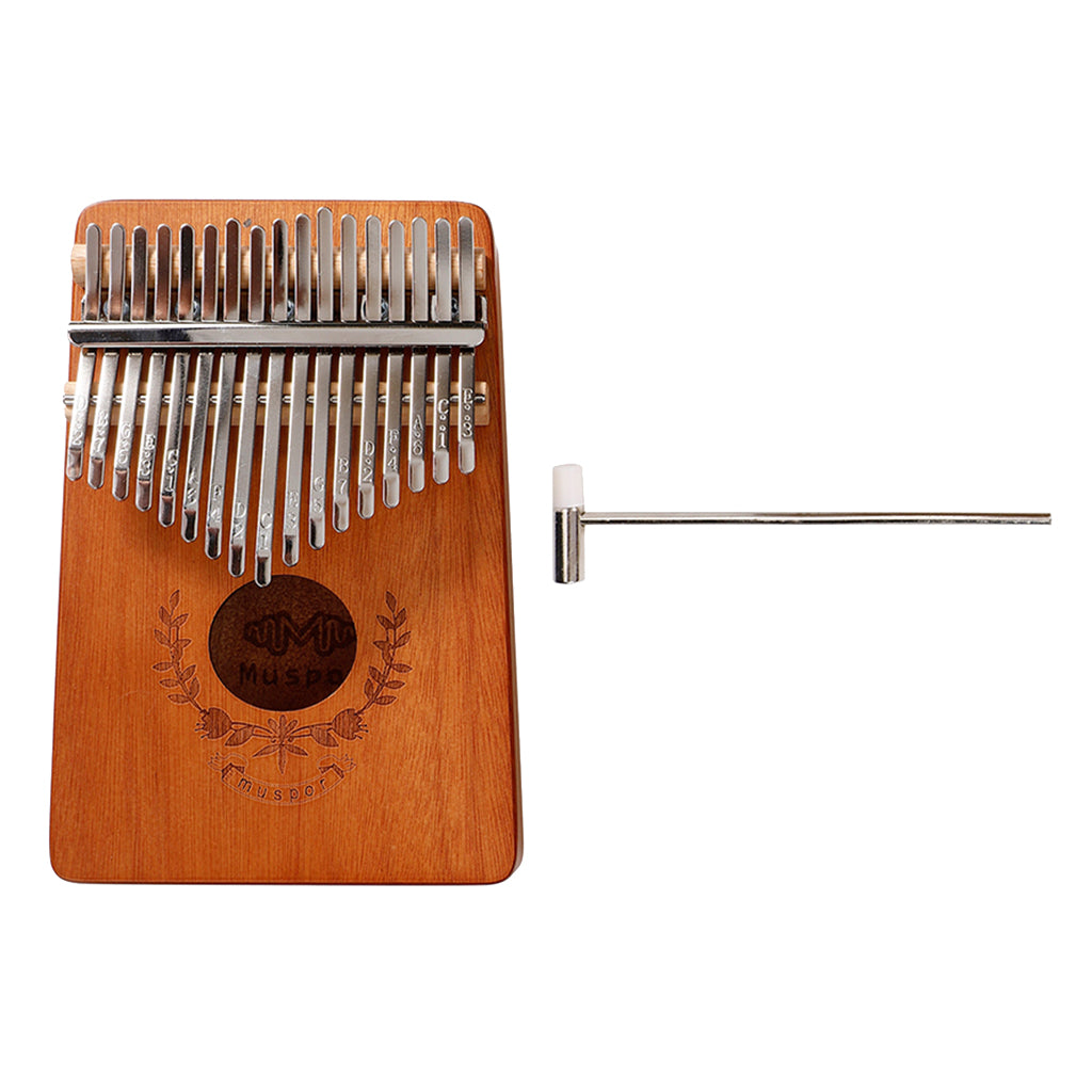 17 Key Kalimba Thumb Piano Finger Mbira Solid Musical Instrument Wood