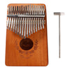 17 Key Kalimba Thumb Piano Finger Mbira Solid Musical Instrument Wood