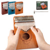 17 Key Kalimba Thumb Piano Finger Mbira Solid Musical Instrument Coffee