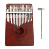 17 Key Kalimba Thumb Piano Finger Mbira Solid Musical Instrument Coffee