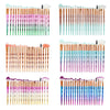 20x Unicorn Eye Brush Set Kit Powder Brushes Diamond Gradient Green Coffee