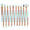 20x Unicorn Eye Brush Set Kit Powder Brushes Diamond Gradient Green Coffee