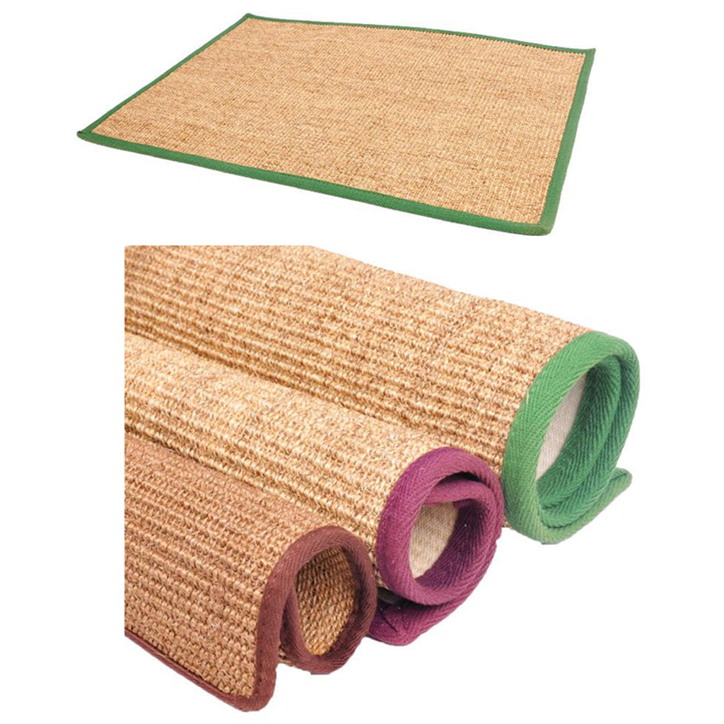 Natural Sisal Cat Mat,Protection Play Scratcher Pad S