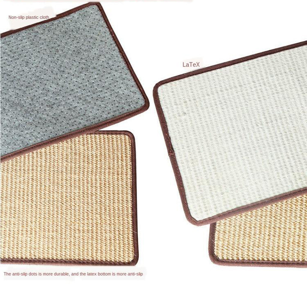 Natural Sisal Cat Mat,Protection Play Scratcher Pad S