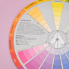 Color Mixing Guide Wheel for Makeup Tattoo Nail Art Pigment Blending Chart A