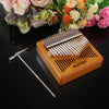 2020 New Kalimba 17 Key Thumb Piano Mbira with Bag Tuner Hammer Yellow