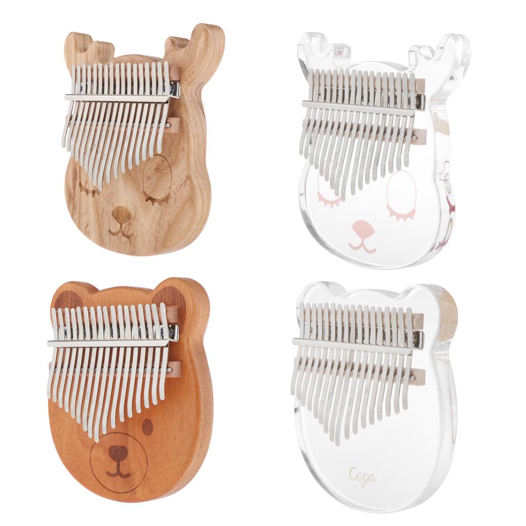 Cartoon Animal-shaped New Kalimba 17 Key Thumb Piano Crystal - Cute Deer