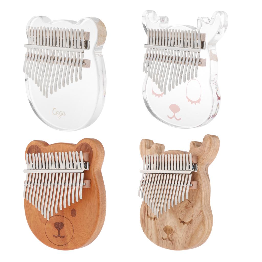 Cartoon Animal-shaped New Kalimba 17 Key Thumb Piano Crystal - Cute Deer